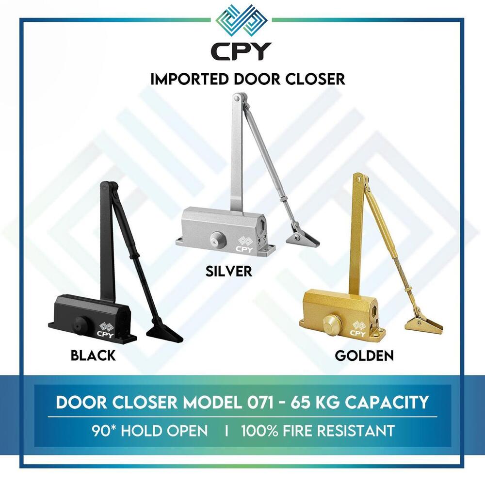 Imported Door Closer - Color: Silver