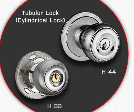 Tubular Lock(Cylindrical Lock) Application: Home
