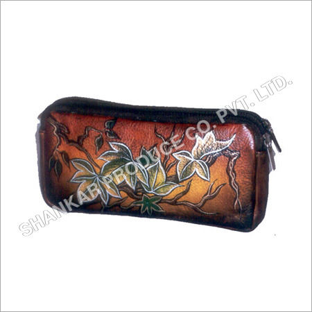 Leather Hand Painted Ladies Purse Usage: For Home And Office