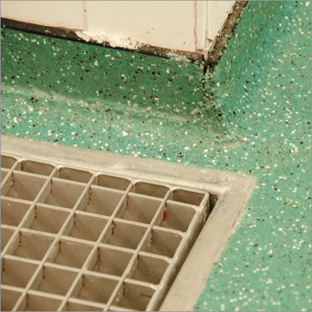 Epoxy Multicolored Quartz Flooring