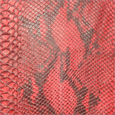 anaconda printed leather