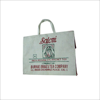 Laminated Jute Tes Zipper Bags