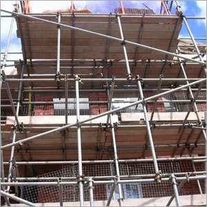 Multipurpose Scaffolding - Steel 48.3mm OD Tube 500mm Lug Spacing | Three-Way Clamps Robust Structure Easy Assembly