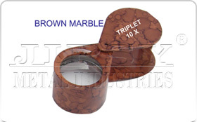 Brown Marble Eye Loupe