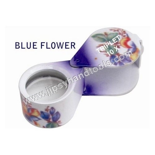 Blue Flower Eye Loupe