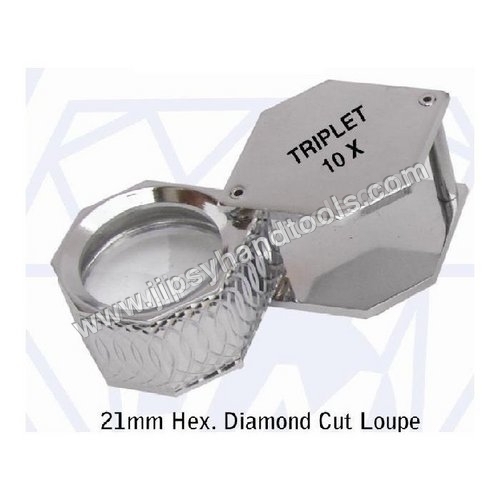 Hex Diamond Cut Eye Loupe