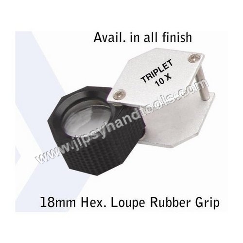 Hex Eye Loupe Rubber Grip