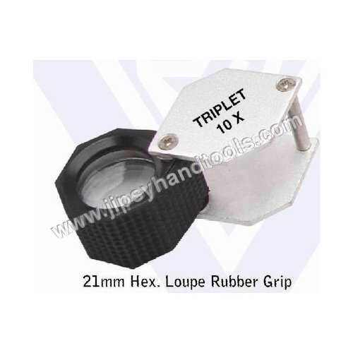 21 mm Hex Loupe With rubber grip