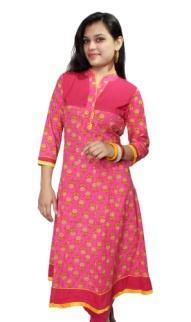 ANARKALI PRINTED KURTI