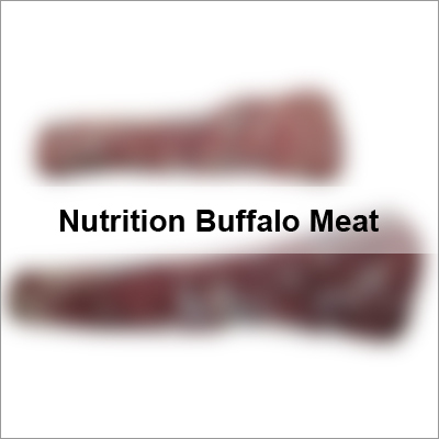 Nutrition Buffalo Meat