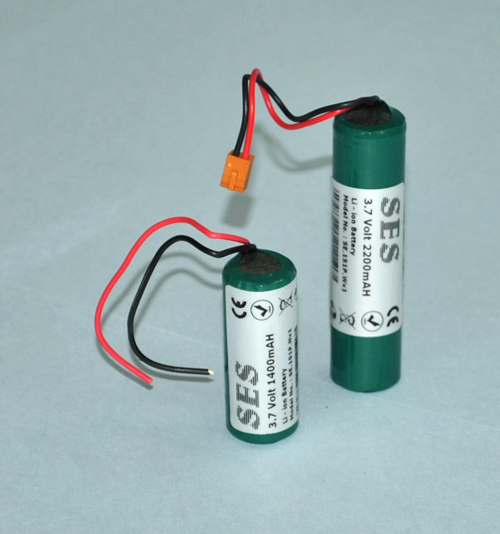 3.7V 2200mAh Li-ion cell pack