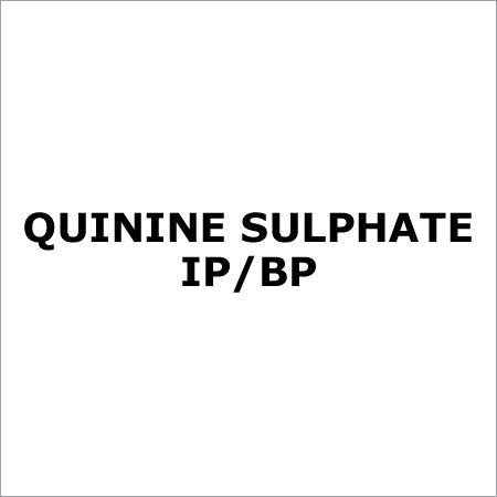 Quinine Sulphate Quinine Sulphate