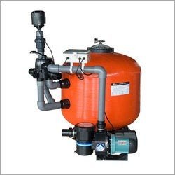 Orange Fiberglass Swimming Pool Filter Tank