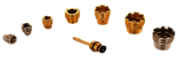 Round Brass Inserts For Ppr Pipes Fittings