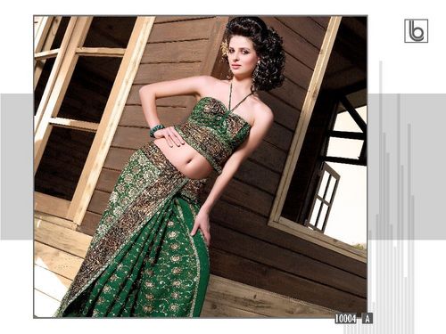 Beautiful Designer Embroidered Fancy Party Wear Sarees