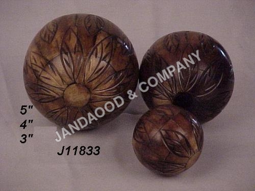 Ball with mosaic of bone