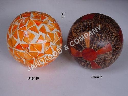 ball with mosaic of bone