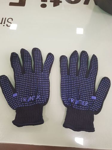 Blue Dotted Hand Gloves