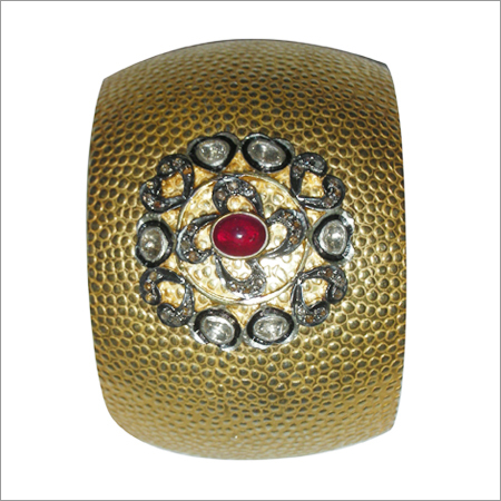 Gold Cuff Bangle