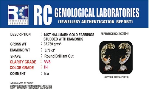 Jewelry Authentication Report