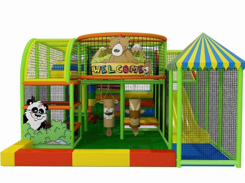 Artifical Grass And Foam Base Modular Soft Play Equipment