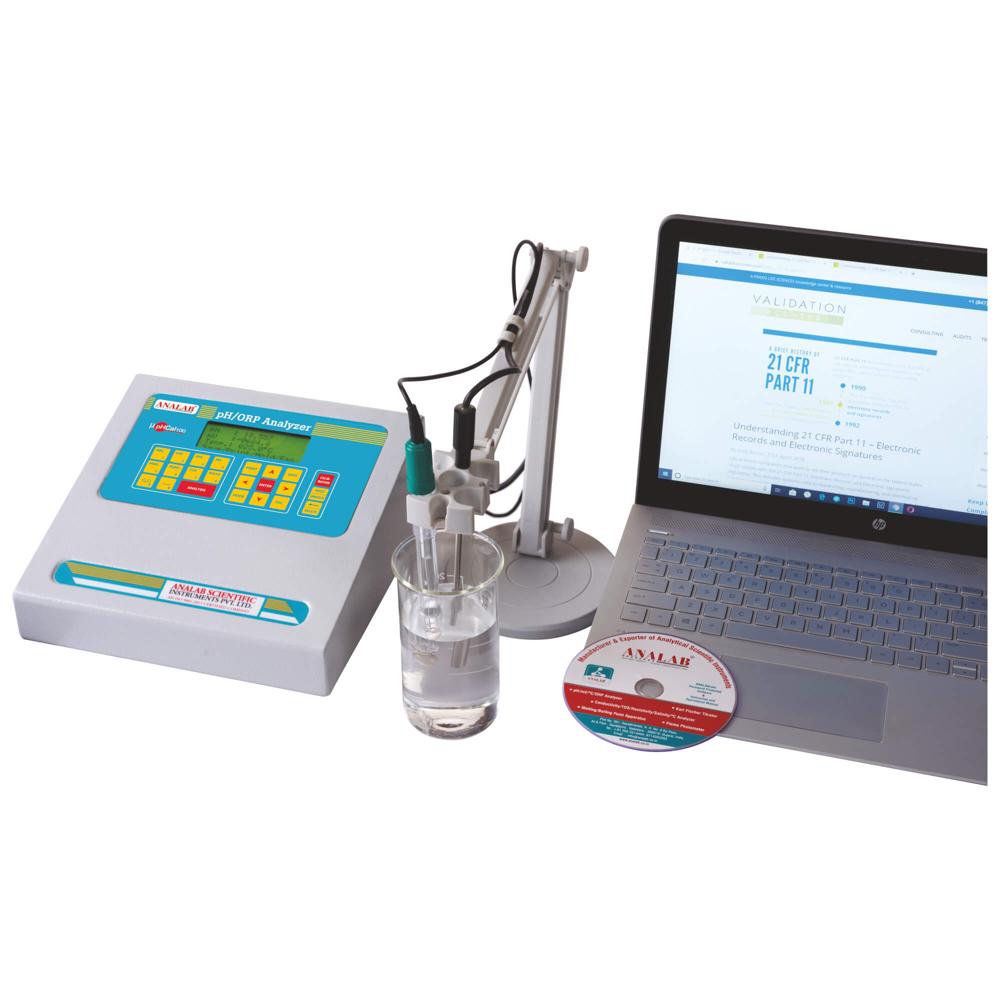 pH/mV/ORP/Temp Analyser
