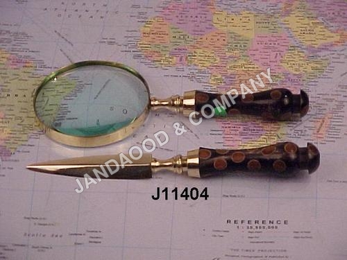 letter opener with magnifying lenses