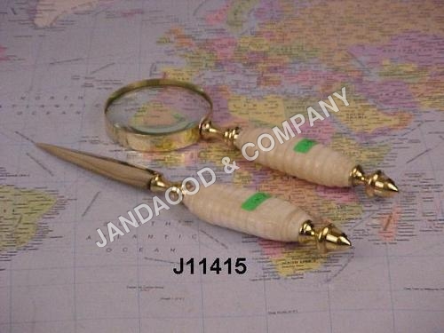 letter opener with magnifying lenses