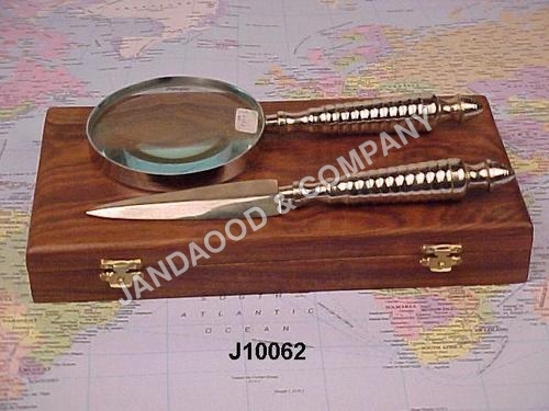 letter opener with magnifying lenses