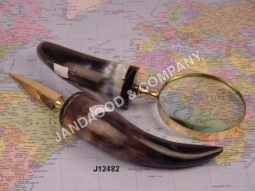 letter opener with magnifying lenses