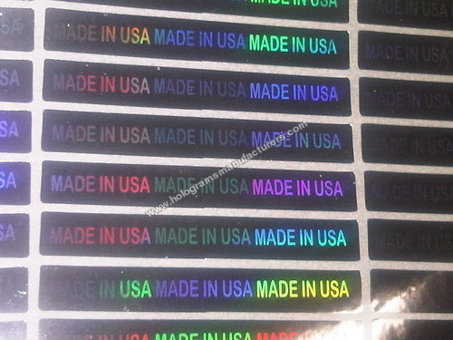 Made in USA-Hologram Labels