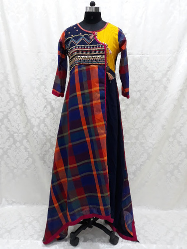 Yellow Flared Kurti