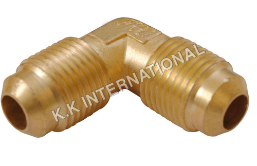 Brass Double End Flare Elbow