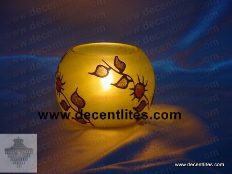 Glass Candle Holders