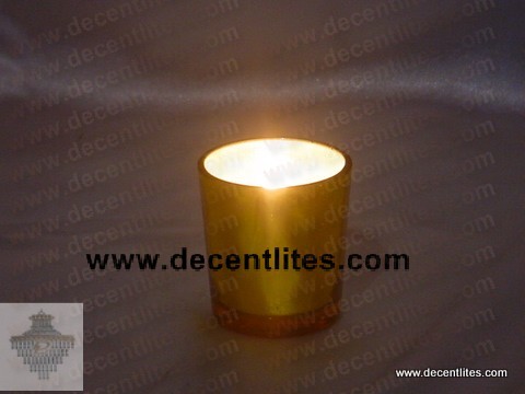 Frosted Candle Holder