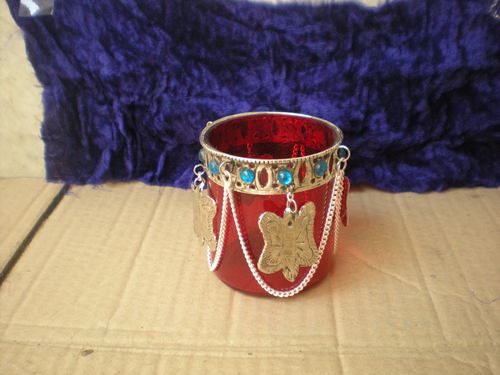 Glass Tea light Holder