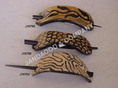 Hair Clip Made in Horn