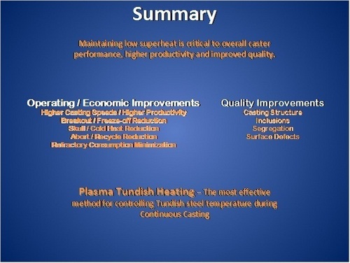 Phoenix Plasma Tundish Heating System