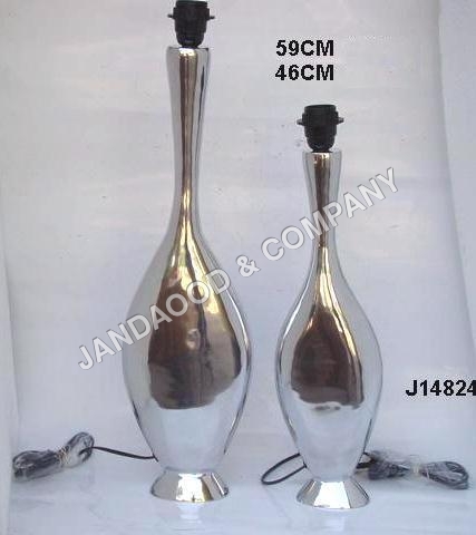 Cast Aluminum lamps with  mirror polish finish