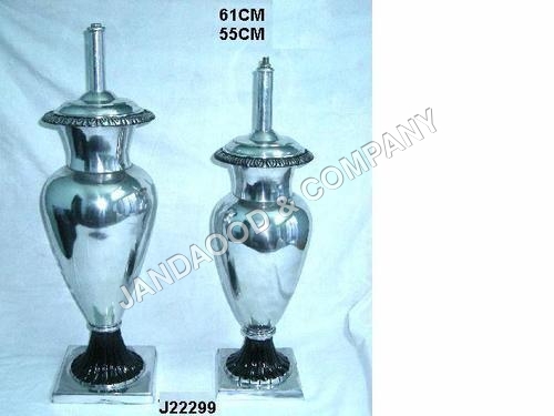 Cast Aluminum lamps with mirror polish finish
