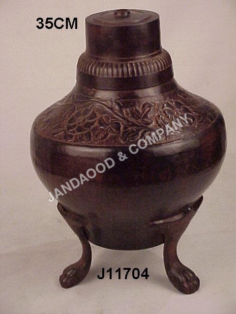 brass lamp with patina finish