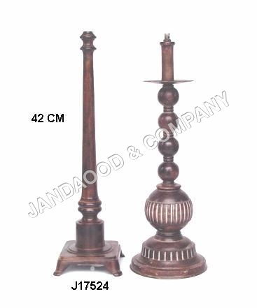 brass lamp with patina finish