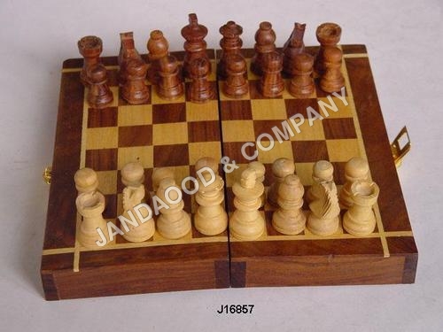 Wooden chess set