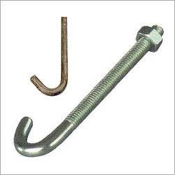 J Type Hook Bolts With Square Nuts