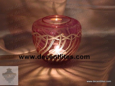 Cutting  Candle Holder