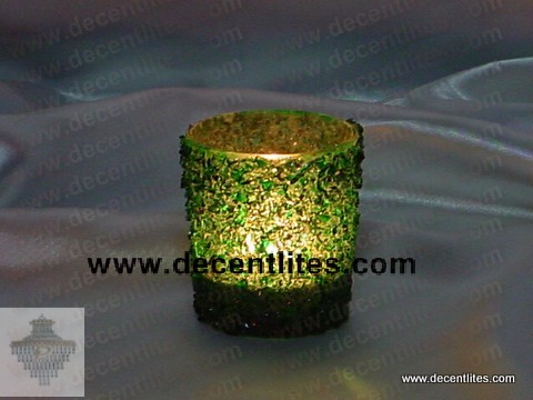 Color Crinkle  Candle Holder