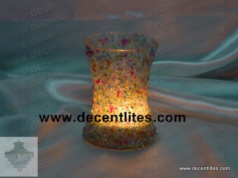 Color Crinkle  Candle Holder