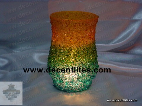 Color Crinkle  Candle Holder