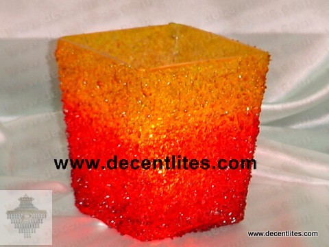 Color Crinkle  Candle Holder