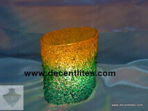 Color Crinkle  Candle Holder